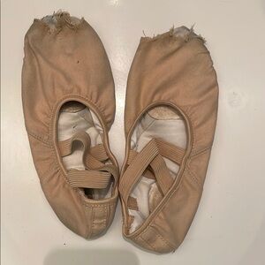 Tan Ballet Shoes - very worn